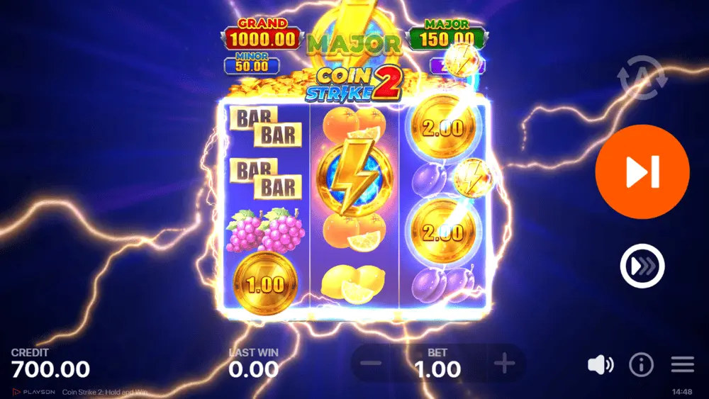 Beispiel einer Strike Boost Funktion im Spielmenü