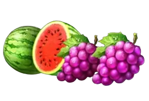 Wassermelonen- & Trauben-Symbole